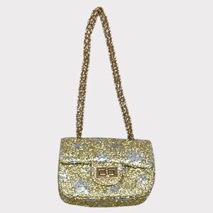 Popatu Gold Sequin Star Purse – Girls’ Crossbody Bag